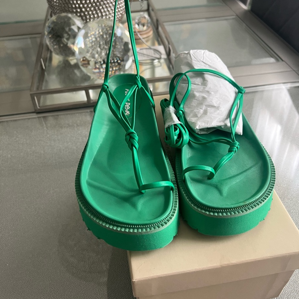 Stylish Green Sandals